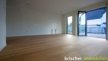 Wohnzimmer Erstbezug in den Lintorfer G�rten - 2 B�der - Terrasse - Parkett - 3 KFZ Stellpl�tze